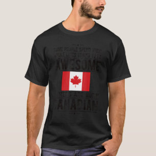 Geweldige Canadese Vlag Canada Canadese Roots T-shirt