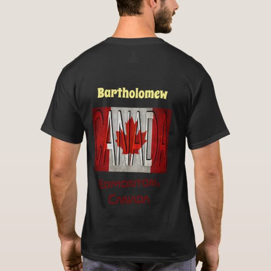 Geweldige Canadese vlag T-shirt (Achterkant)