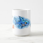 Geweldige Cartoon haaien Koffiemok (Center)