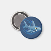 Geweldige Cartoon Shark Magneet (Voorkant / Achterkant)