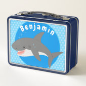 Geweldige cartoon voor witte haai (Achterkant)