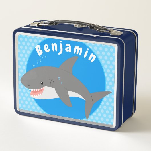 Geweldige cartoon voor witte haai (Achterkant)