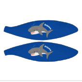 Geweldige cartoon voor witte haai basketbal (Panelen)