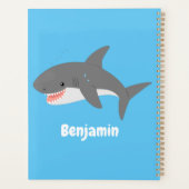 Geweldige cartoon voor witte haai planner (Achterkant)