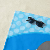 Geweldige cartoon voor witte haai strandlaken (In situ)