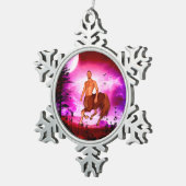 Geweldige centrum tin sneeuwvlok ornament (Rechts)