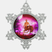 Geweldige centrum tin sneeuwvlok ornament (Voorkant)