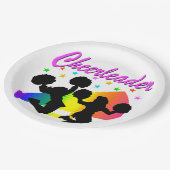 GEWELDIGE CHEERLEADER MEGAFOON ONTWERP PAPIEREN BORDJE (Gekanteld)