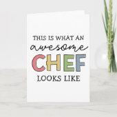Geweldige Chef Gifts | Beste Chef Ever Funny Gift Kaart (Voorkant)