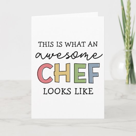 Geweldige Chef Gifts | Beste Chef Ever Funny Gift Kaart (Voorkant)