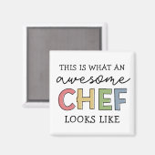 Geweldige Chef Gifts | Beste Chef Ever Funny Gift Magneet (Voorkant / Achterkant)