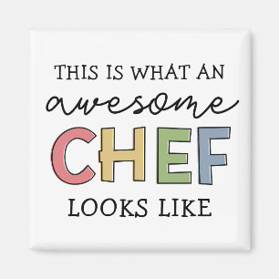 Geweldige Chef Gifts Beste Chef Ever Funny Gift Magneet