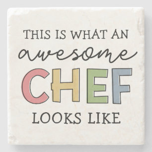Geweldige Chef Gifts   Beste Chef Ever Funny Gift Stenen Onderzetter