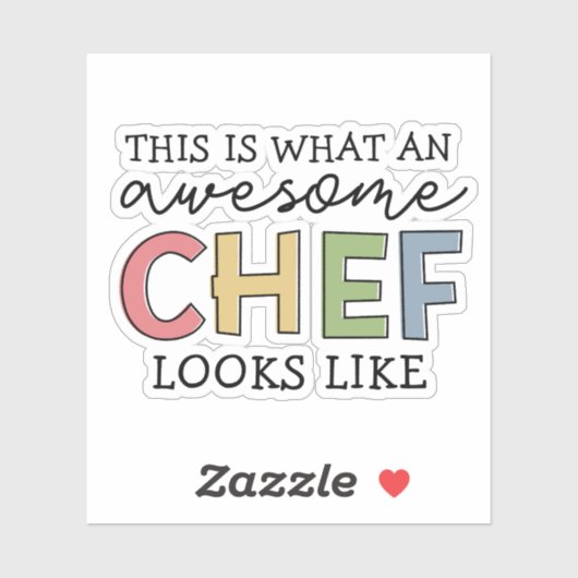 Geweldige Chef Gifts | Beste Chef Ever Funny Gift Sticker (Vel)