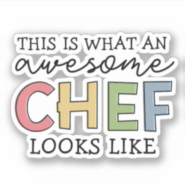 Geweldige Chef Gifts | Beste Chef Ever Funny Gift Sticker
