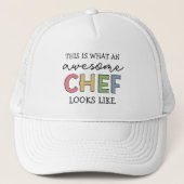 Geweldige Chef Gifts | Beste Chef Ever Funny Gift Trucker Pet (Voorkant)
