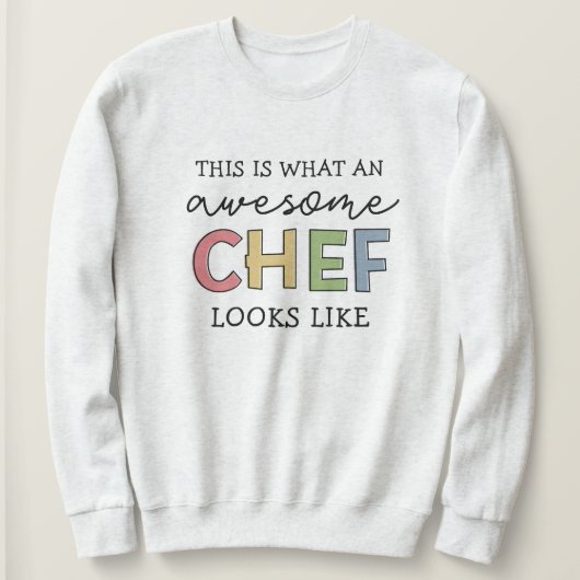 Geweldige Chef Gifts | Beste Chef Ever Funny Gift Trui (Design voorkant)