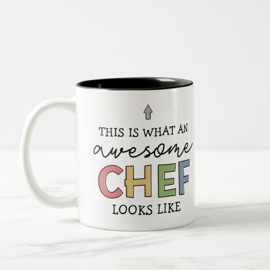 Geweldige Chef Gifts | Beste Chef Ever Funny Gift Tweekleurige Koffiemok (Links)