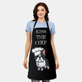 Geweldige chef-kok - Cartoon Franse bulldog Schort (Gedragen)