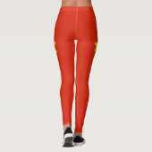 Geweldige Chinese vlag Leggings (Achterkant)