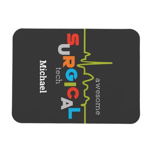 Geweldige chirurgische technische week personalise magneet (Horizontaal)