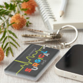 Geweldige chirurgische technische week personalise sleutelhanger (Voorkant Rechts)