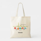 Geweldige chirurgische technische week personalise tote bag (Achterkant)