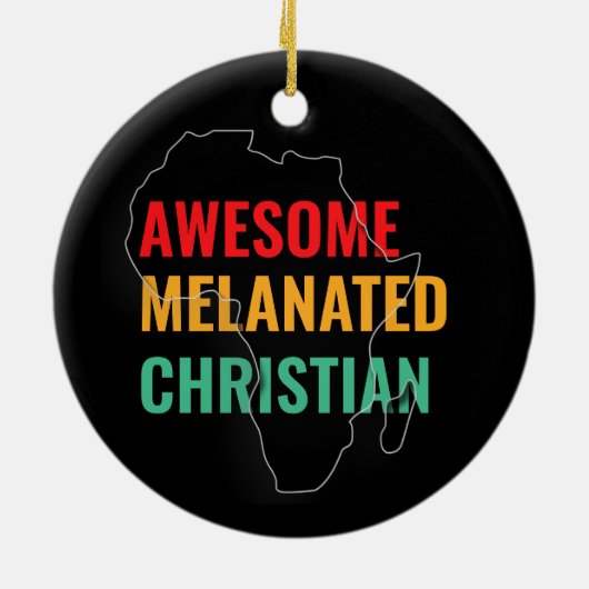 Geweldige Christelijk Keramisch Ornament (Achterkant)