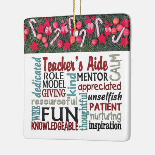 ***** GEWELDIGE CHRISTMAS-OMSTANDIGHEDEN KERAMISCH ORNAMENT (Links)