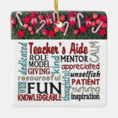 ***** GEWELDIGE CHRISTMAS-OMSTANDIGHEDEN KERAMISCH ORNAMENT (Voorkant)