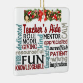 ***** GEWELDIGE CHRISTMAS-OMSTANDIGHEDEN KERAMISCH ORNAMENT (Rechts)