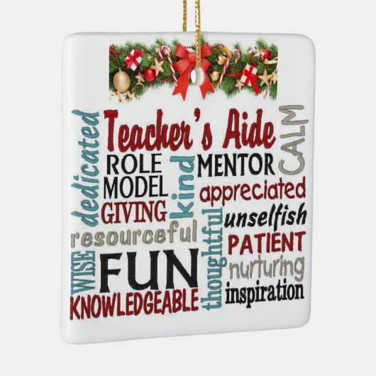 ***** GEWELDIGE CHRISTMAS-OMSTANDIGHEDEN KERAMISCH ORNAMENT (Rechts)