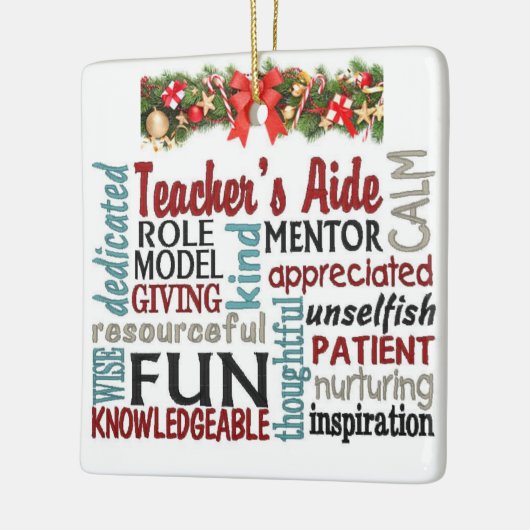 ***** GEWELDIGE CHRISTMAS-OMSTANDIGHEDEN KERAMISCH ORNAMENT (Links)