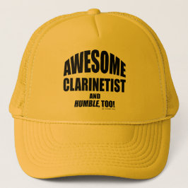 Geweldige Clarinetist Trucker Pet