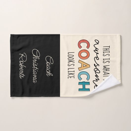 Geweldige coach | Beste coach ooit | Funny Coach G Handdoek (Handdoek)