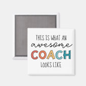 Geweldige coach | Beste coach ooit | Funny Coach G Magneet (Voorkant / Achterkant)