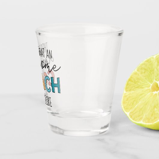 Geweldige coach | Beste coach ooit | Funny Coach G Shot Glas (Rechts)