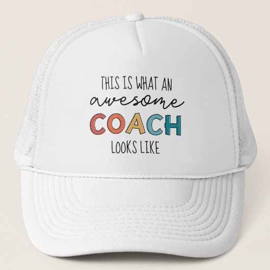 Geweldige coach | Beste coach ooit | Funny Coach G Trucker Pet (Voorkant)