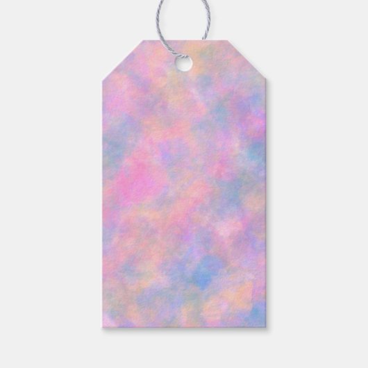 Geweldige combinatie van pastelkleuren cadeaulabel (Voorkant)