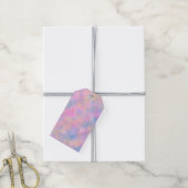 Geweldige combinatie van pastelkleuren cadeaulabel (Met Touw)