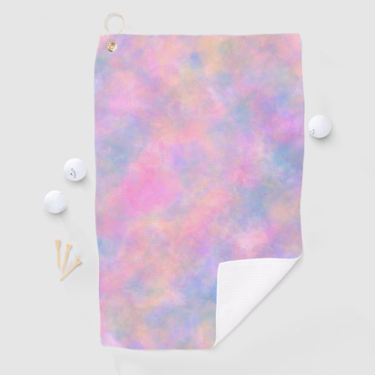 Geweldige combinatie van pastelkleuren golfhanddoek (Insitu)