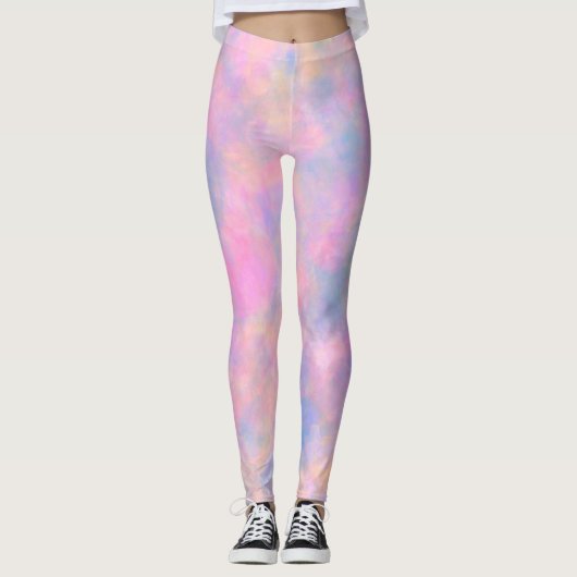 Geweldige combinatie van pastelkleuren leggings (Voorkant)