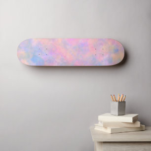 Geweldige combinatie van pastelkleuren persoonlijk skateboard