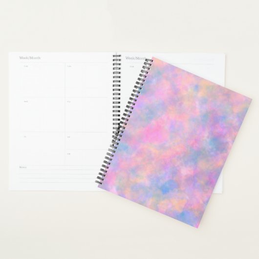 Geweldige combinatie van pastelkleuren planner (Display)