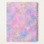 Geweldige combinatie van pastelkleuren planner (Achterkant)
