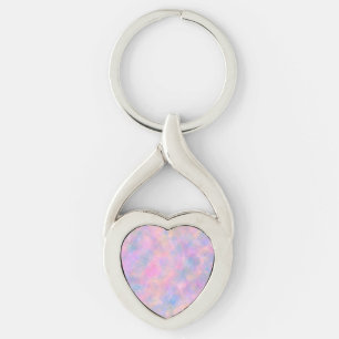 Geweldige combinatie van pastelkleuren sleutelhanger