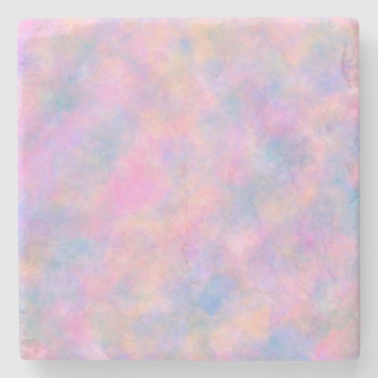 Geweldige combinatie van pastelkleuren stenen onderzetter (Voorkant)