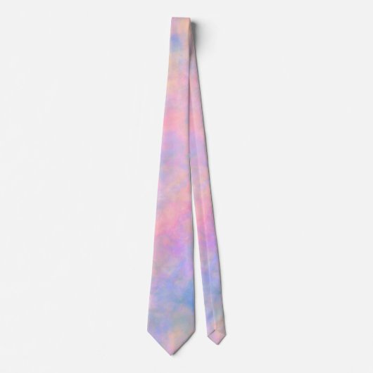 Geweldige combinatie van pastelkleuren stropdas (Voorkant)