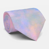 Geweldige combinatie van pastelkleuren stropdas (Opgerold)