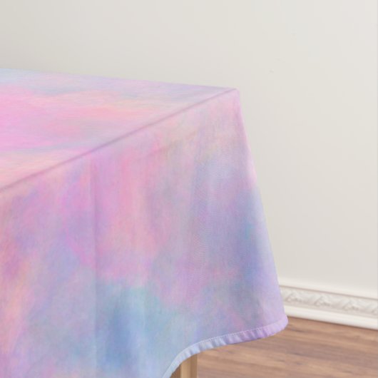 Geweldige combinatie van pastelkleuren tafelkleed (Voorbeeld)